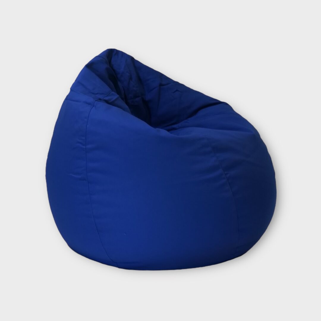 BASIC pamut babzsákfotel kék - L_2